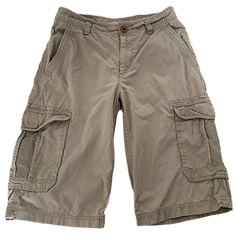 Khaki Cargo Shorts
